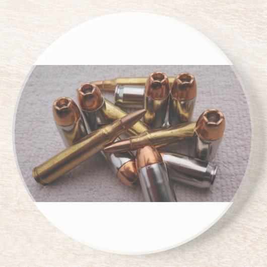 Onderzetter van messing en lood (Voorkant)