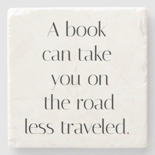 Onderzetter van minder rijdende marmer (Voorkant)