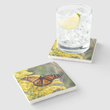 Onderzetter van Monarch Butterfly Stone