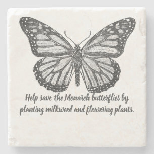 Onderzetter van Monarch-vlinderstaarten