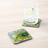 Onderzetter van mousserende peacock (Rechterzijde)