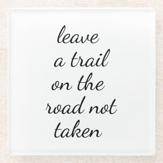 Onderzetter van niet-ingenomen glas (Voorkant)