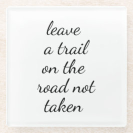 Onderzetter van niet-ingenomen glas glazen onderzetter