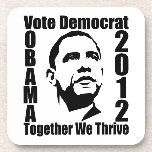 ONDERZETTER VAN OBAMA 2012 (Voorkant)