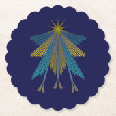 Onderzetter van ongezuiverd stars marinepapier (Voorkant)