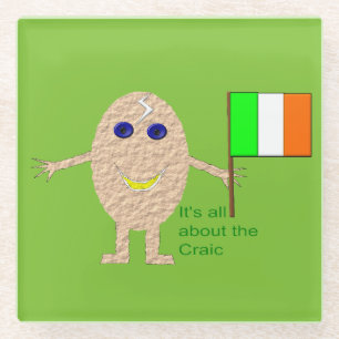 Onderzetter van patriottisch Iers eiwit