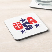 Onderzetter van patriottische Drink (Linkerzijde)