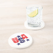 Onderzetter van patriottische Drink (Zijkant)