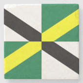 Onderzetter van patriottische steen met vlag van M (Voorkant)