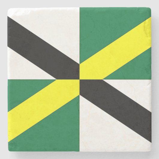 Onderzetter van patriottische steen met vlag van M (Voorkant)