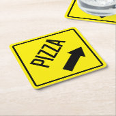 Onderzetter van pizzapapier (Schuin)