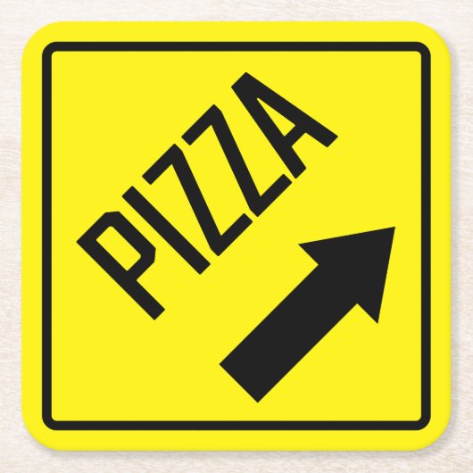 Onderzetter van pizzapapier (Voorkant)
