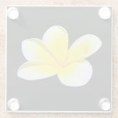 Onderzetter van Plumeria Glass (Achterkant)