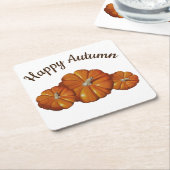 Onderzetter van pompoenpapier (Schuin)