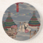 Onderzetter van poolBeer (Voorkant)