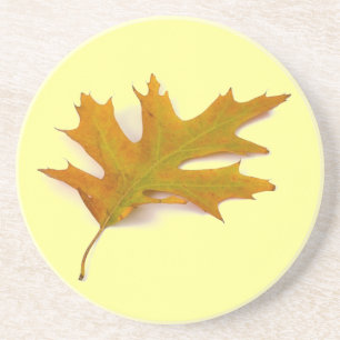 Onderzetter van rode eik-leder