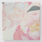 Onderzetter van roze pony-bloemsteen (Voorkant)