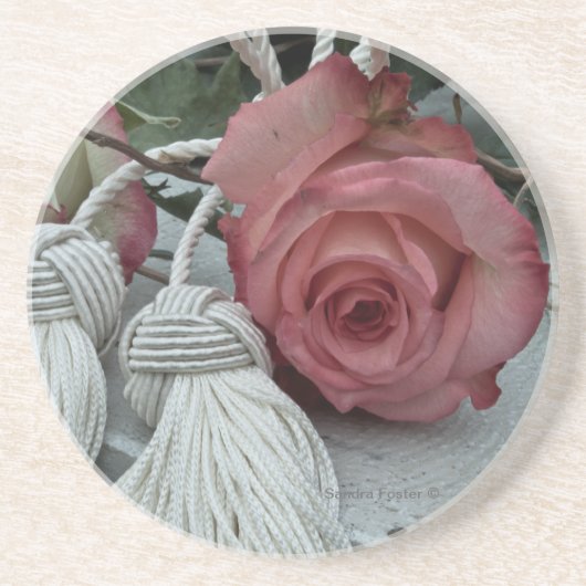 Onderzetter van rozen en tassels (Voorkant)