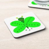 Onderzetter van Saint Patricks Day Butterfly (Linkerzijde)