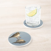 Onderzetter van Sandpiper Bird (Zijkant)