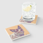 Onderzetter van schildpadden uit Australië (Zijkant)