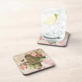  onderzetter van shabby chic owl (Rechterzijde)