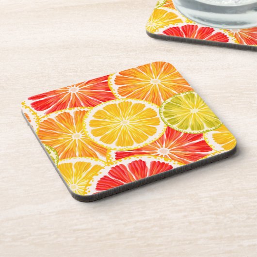 Onderzetter van Sinaasappel-Lemon | Vastgesteld On (Linkerzijde)