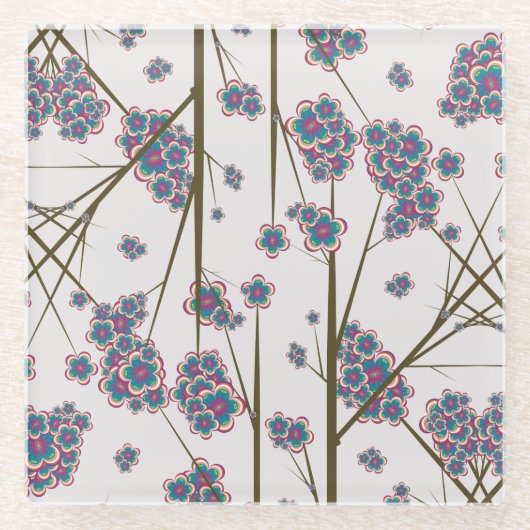 Onderzetter van speciale takken van glas glazen onderzetter (Voorkant)