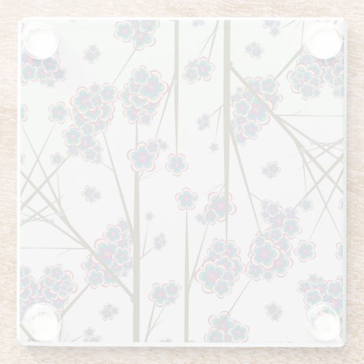 Onderzetter van speciale takken van glas glazen onderzetter (Achterkant)