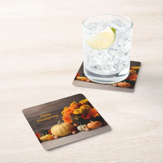 Onderzetter van traditioneel Thanksgiving papier (Insitu)