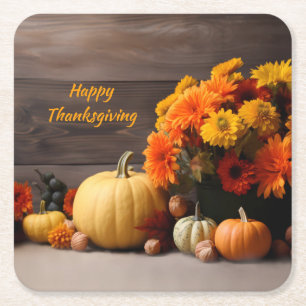 Onderzetter van traditioneel Thanksgiving papier