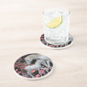 Onderzetter van Unicorn Mare en Foal Fantasy Drink (Zijkant)
