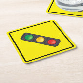 Onderzetter van verkeerssignaalpapier (Schuin)