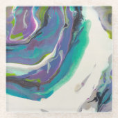 Onderzetter van vierkante glas (Voorkant)