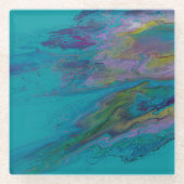 Onderzetter van vierkante glas (Voorkant)