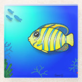 Onderzetter van visglas glazen onderzetter (Voorkant)