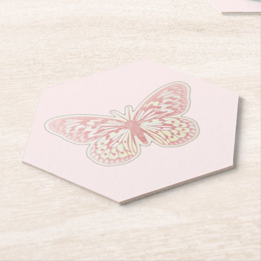 Onderzetter van vlinderpapier (Schuin)