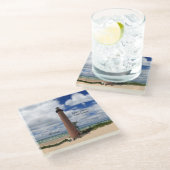 Onderzetter van vuurtoren van klein vuursteentje (Schuin)