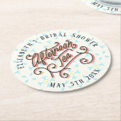 Onderzetter van Whimsical Aftermiddag Tea (Gebogen)