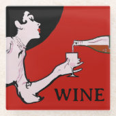 Onderzetter van wijnglas (Voorkant)