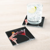 Onderzetter van wijnglas glazen onderzetter (Schuin)