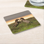 Onderzetter van wilde paarden (Schuin)