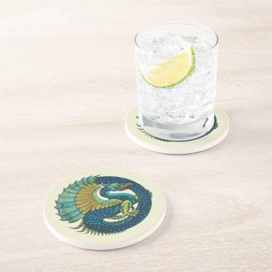 Onderzetter van William De Morgan Griffin (Zijkant)