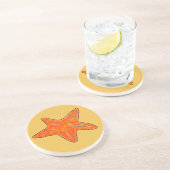 Onderzetter van zandsteen voor de Drink (Zijkant)