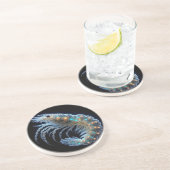 Onderzetter van zandsteengarnalen (Zijkant)