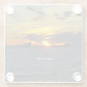 Onderzetter van zonneglas van de soort Wilfred Syk (Achterkant)