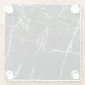 Onderzetter van zwart-wit glazen onderzetter (Achterkant)