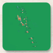 Onderzetter Vanuatu Map (Voorkant)