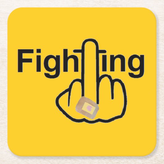 Onderzetter vechttong (Voorkant)