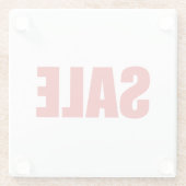 ONDERZETTER VERKOOP GLASS GLAZEN ONDERZETTER (Achterkant)